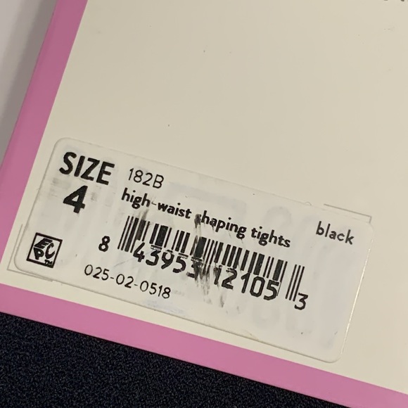 Assets by Spanx Women's High Waist Shaping Black Tights - Picture 10 of 12